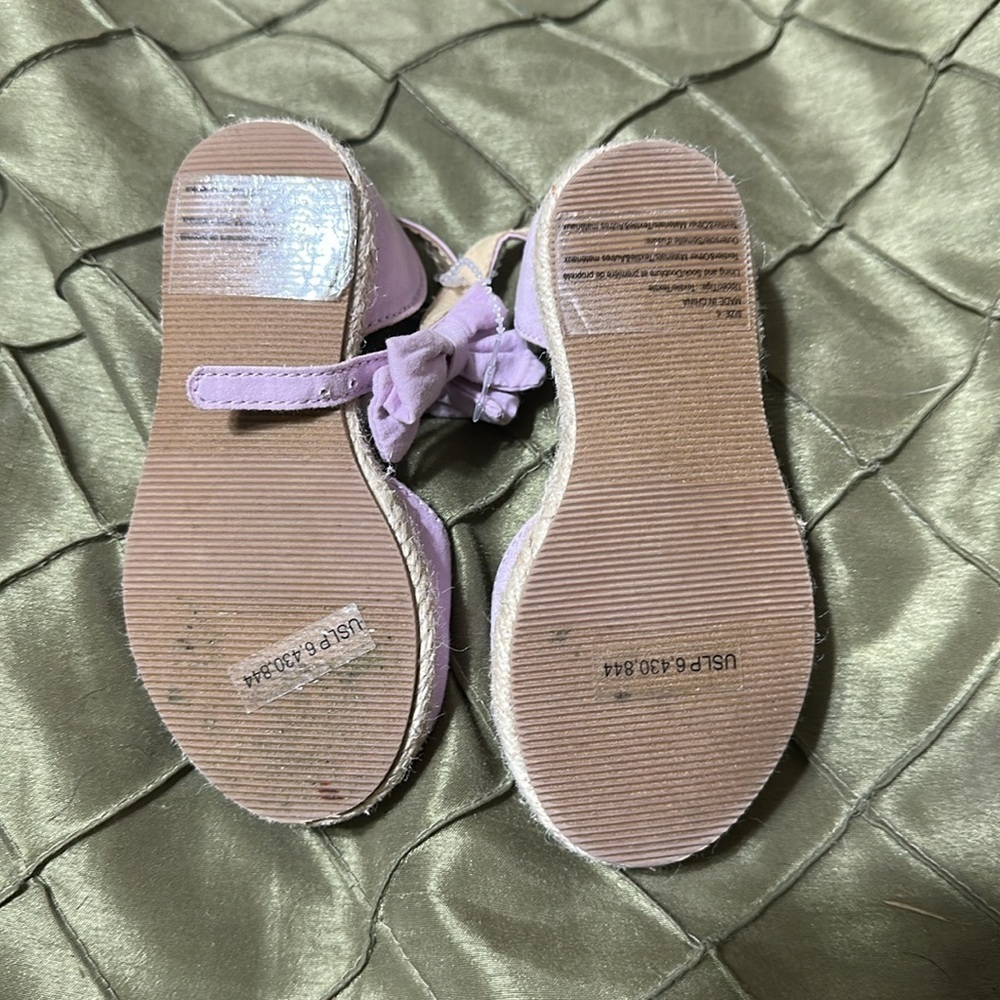 Janie and Jack Purple Dress Shoes Elegant Ankle Straps - Picture 4 of 5